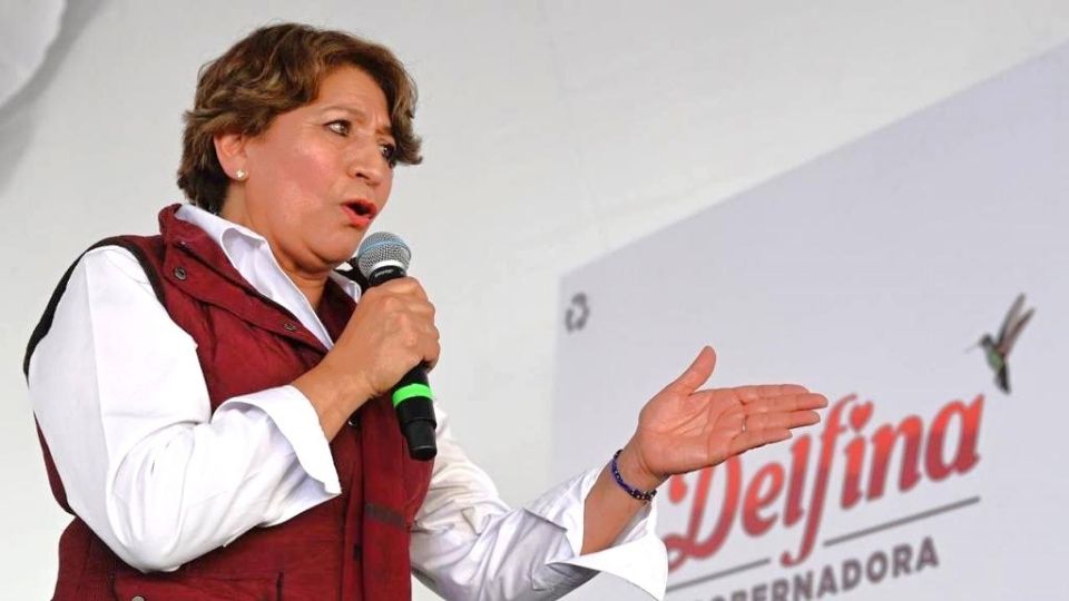 Delfina Gómez se encuentra en campaña.