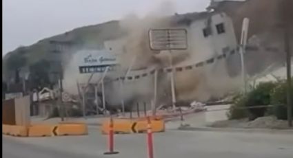 Cae segundo edificio en fraccionamiento en Tijuana; ¿Cuál es el motivo? |Video