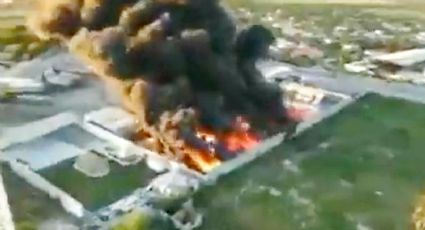 Continúa incendio de pipas en Matamoros: VIDEO