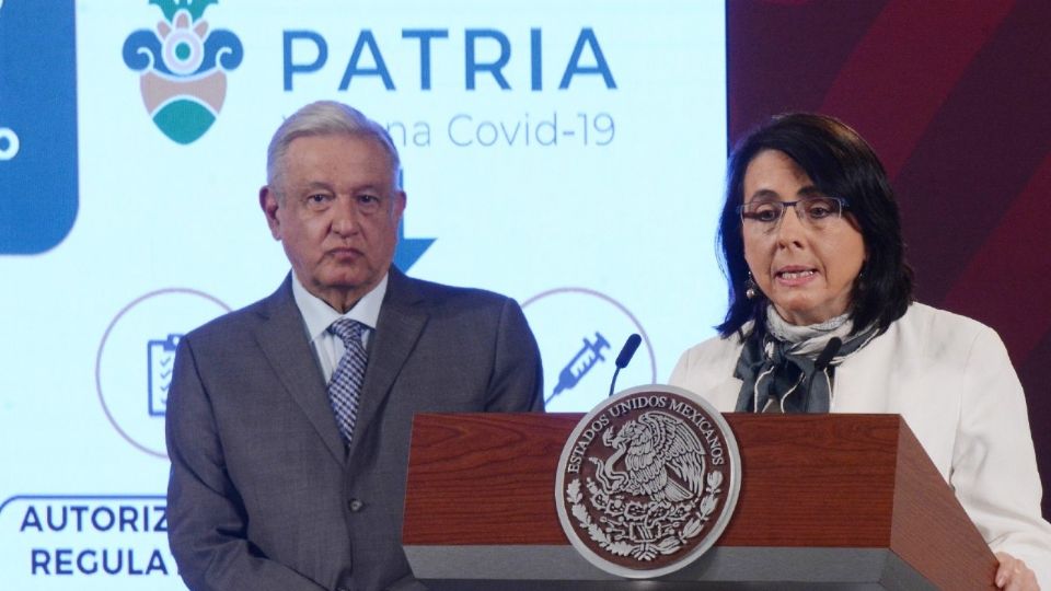 Informe sobre la vacuna Patria en la conferencia mañanera.