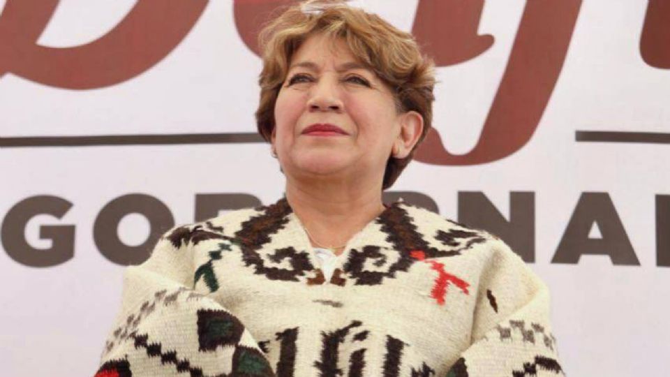 Delfina Gómez, candidata de Morena a la gubernatura del Edomex.