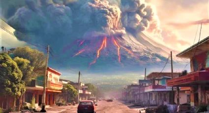 Popocatépetl: Así serían las imágenes en una mega erupción, según IA