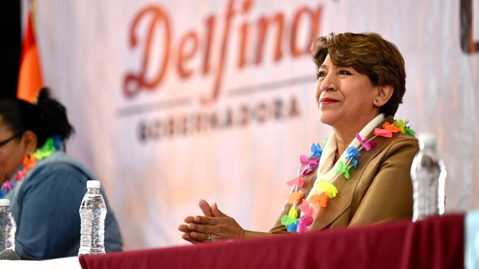 Delfina Gómez, candidata de Morena a la gubernatura del Edomex.