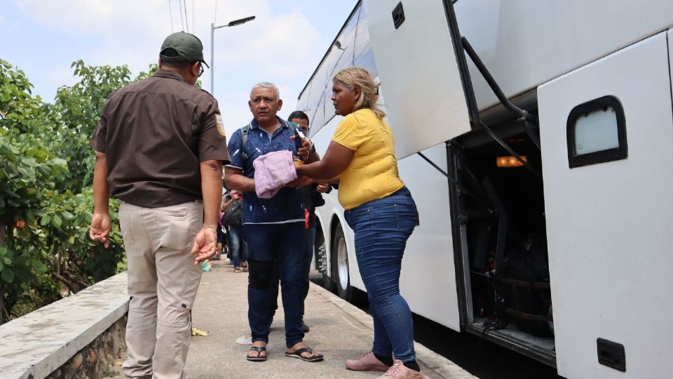 Transporte de migrantes.