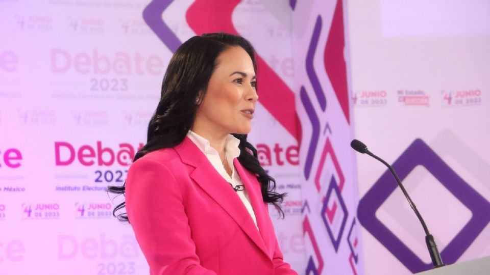 Alejandra del Moral, candidata de Va por el Edomex.