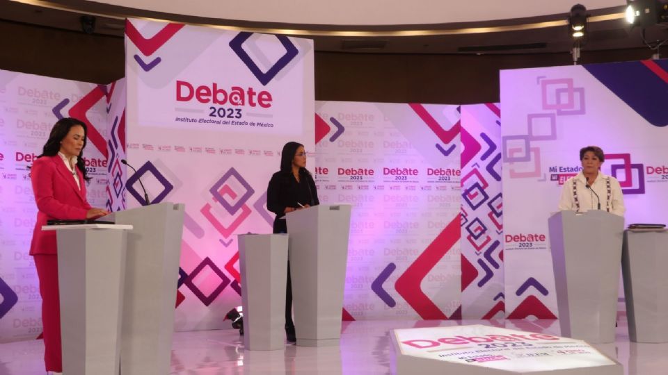 Se realizó el segundo debate entre las candidatas a la gubernatura del Estado de México; Alejandra del Moral y Delfina Gómez, el encuentro fue conducido por Ginarely Valencia.