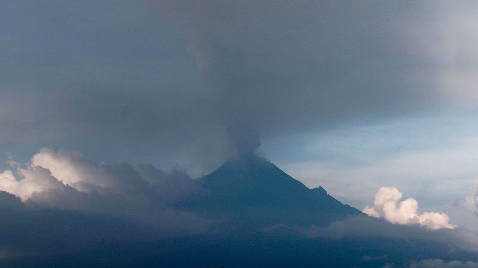 Volcán Popocatépetl.