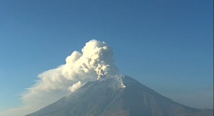 Disminuye Popocatépetl episodios de amplitud y explosiones