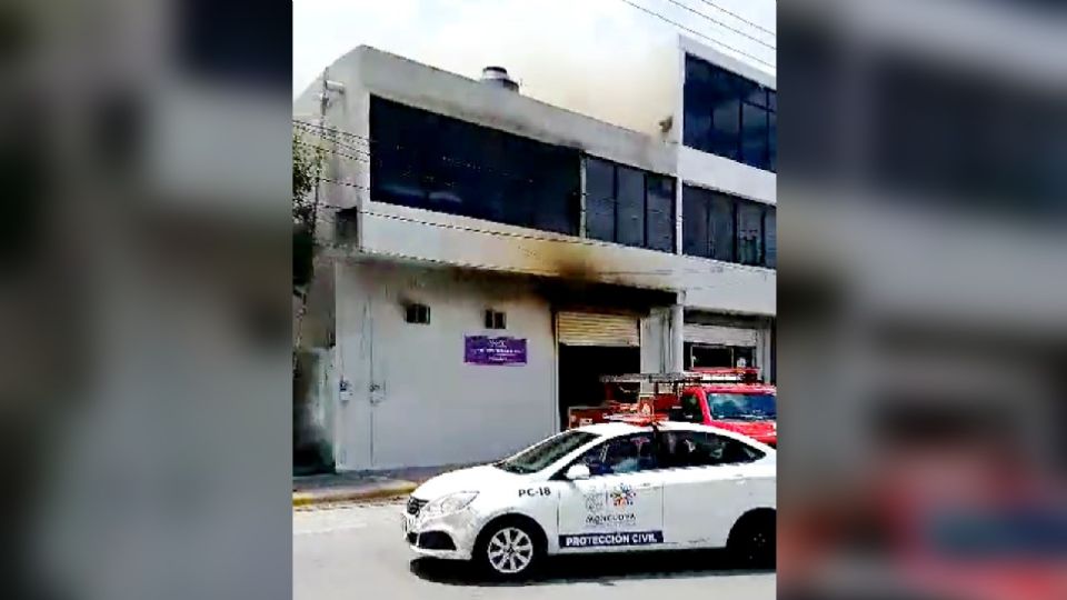 Se incendió una oficina del Instituto Electoral de Coahuila.