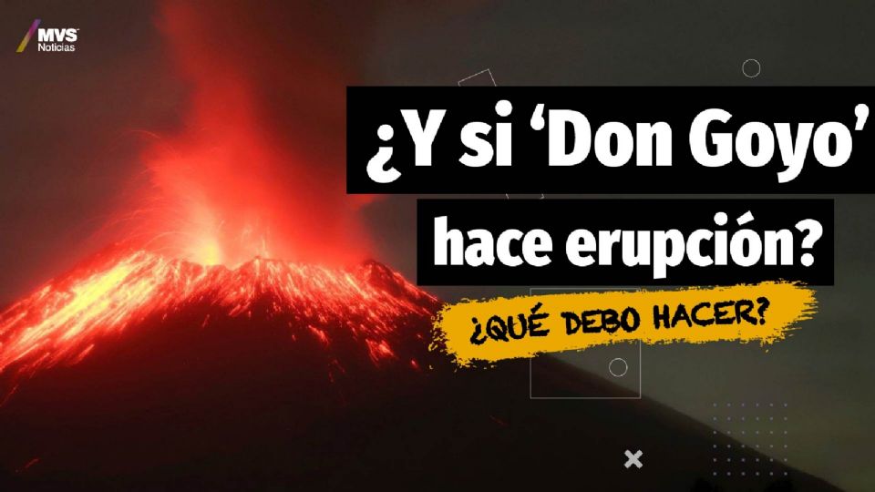 ¿Qué pasaría si el Popocatépetl hace erupción provocando la fase roja del semáforo?
