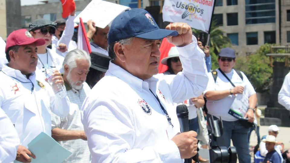 Martín Esparza, líder del Sindicato Mexicano de Electricistas.