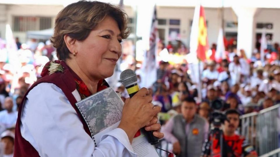 Delfina Gómez, candidata a gobernadora del Estado de México.