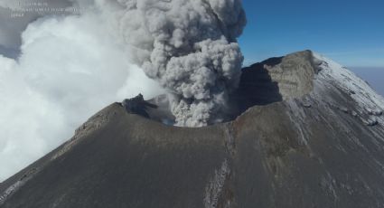 Protección Civil prevé caída de ceniza del volcán Popocatépetl en CDMX
