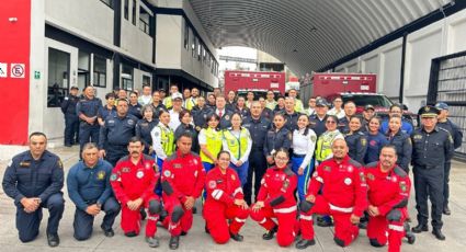 Reciben capacitación Bomberos y ERUM en materia de búsqueda y rescate en estructuras colapsadas