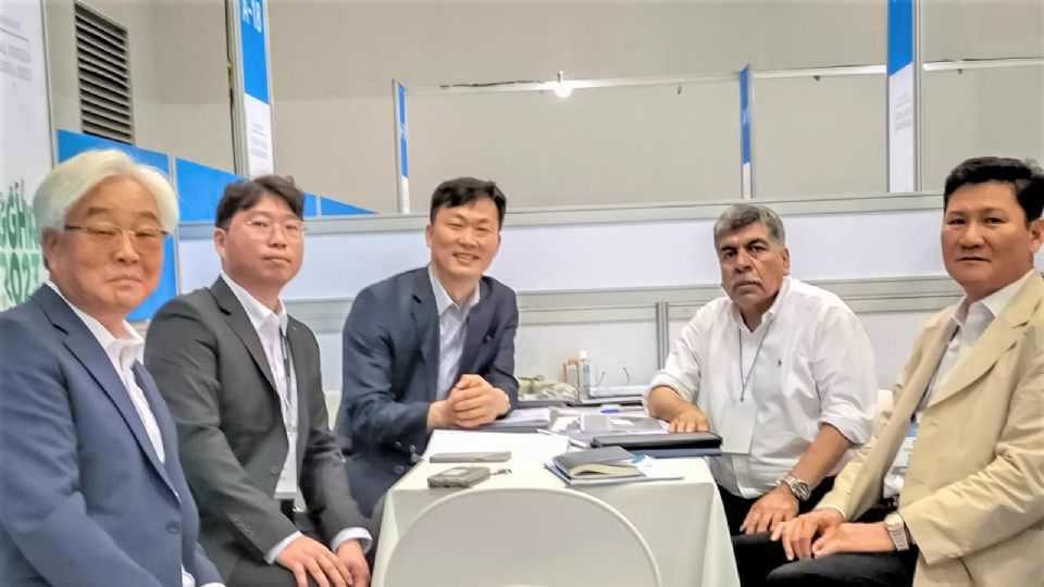 El subsecretario Magdaleno Cervantez Bautista, participó en el Global Green Hub Korea 2023.