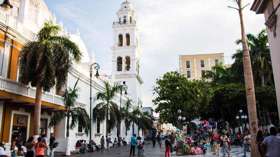 Vista del Centro Histórico del Puerto de Veracruz.