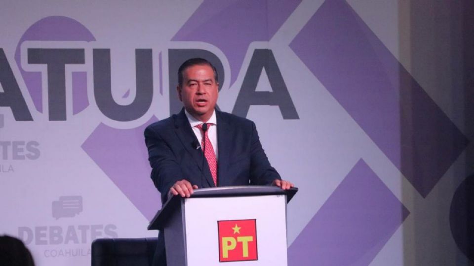 Ricardo Mejía, candidato a la gubernatura de Coahuila por el PT.