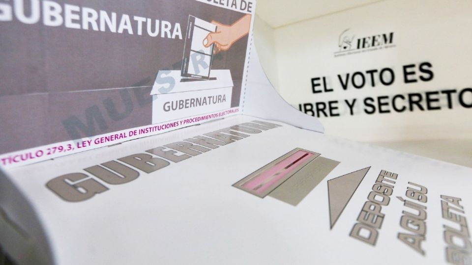 Urna de votos del IEEM.