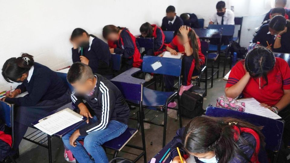 Estudiantes de primaria.