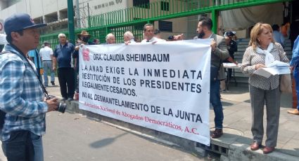 Despido injustificado: Protestan presidentes de juntas especiales de JLCA