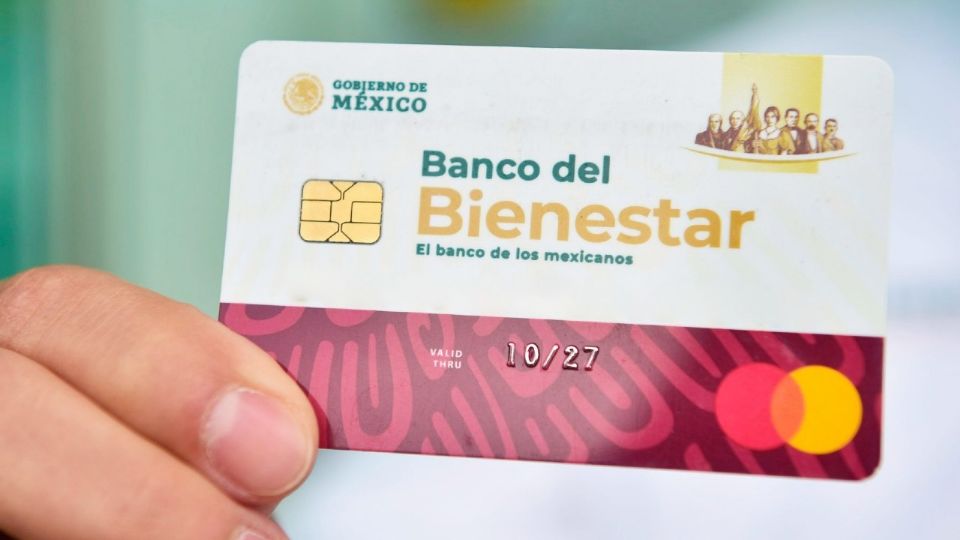 Tarjeta del Banco del Bienestar.