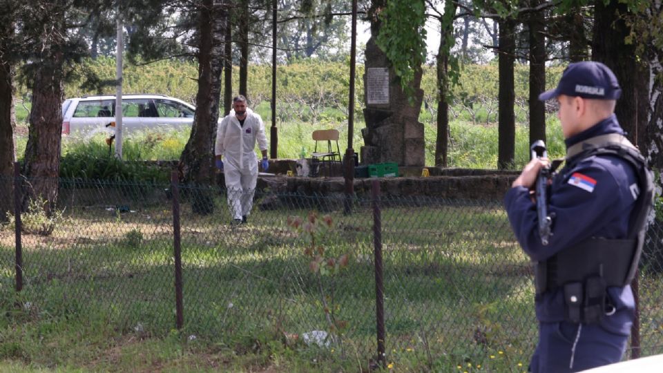La policía aseguró el lugar.