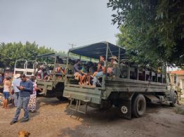 Comalapa: 600 personas regresan a sus hogares con apoyo de la Sedena y la GN
