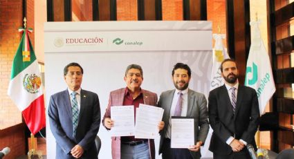 Suscriben convenio para facilitar acceso de egresados de Conalep a mercado laboral