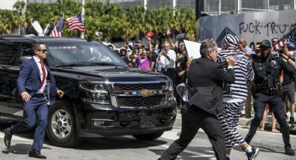 Caso Donald Trump: Un hombre es detenido por interferir en el camino del expresidente, saliendo del Tribunal