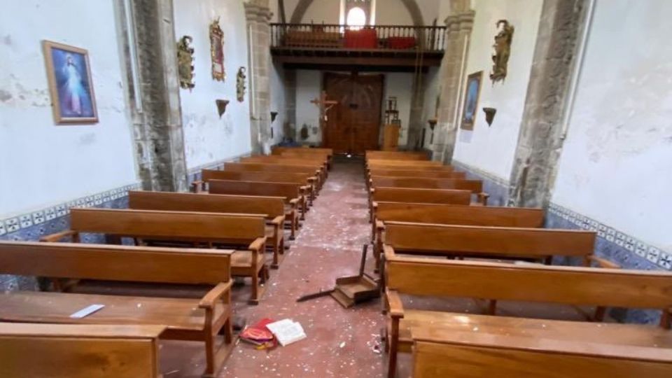 La capilla fue atacada dos veces.