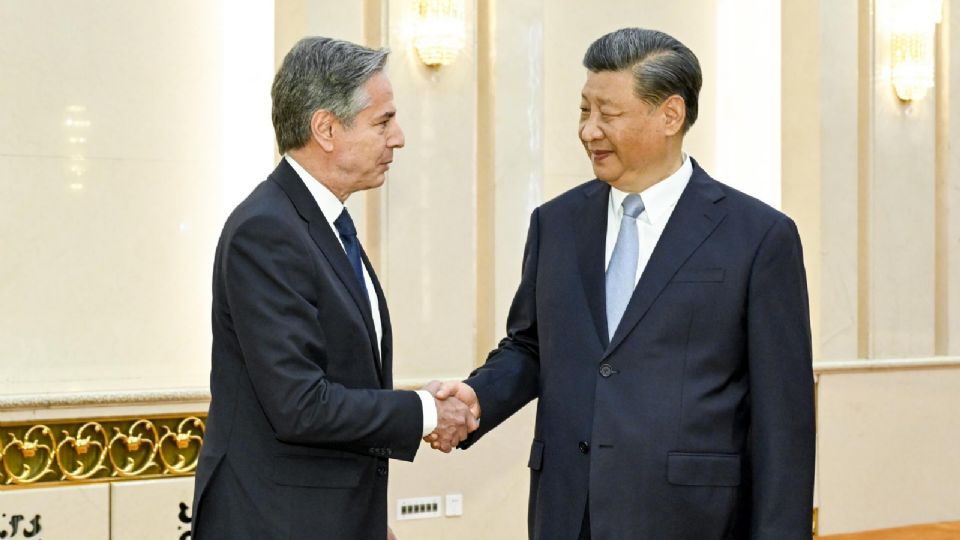 Blinken se reunió con Xi Jinping en el último día de su visita a Beijing para tratar de enfriar las tensiones.