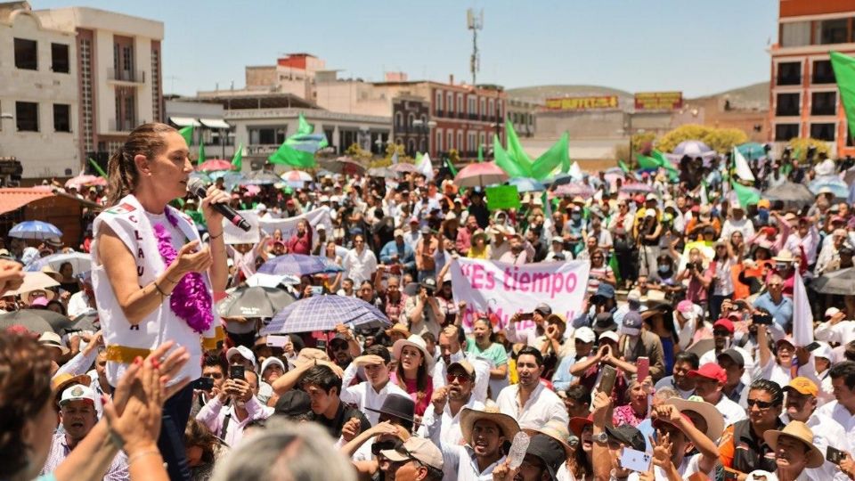 Claudia Sheinbaum en Hidalgo