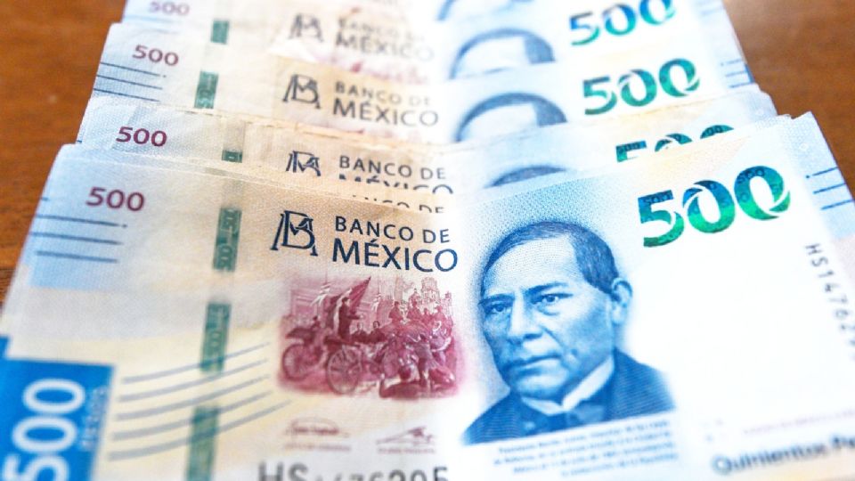 Billetes de 500 pesos.