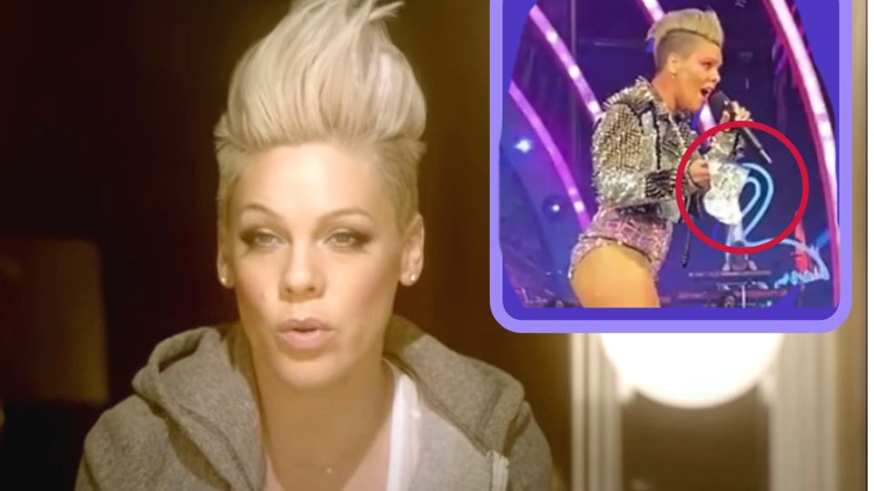 Pink: El extraño momento en que una fan lanza las cenizas de su madre a la cantante