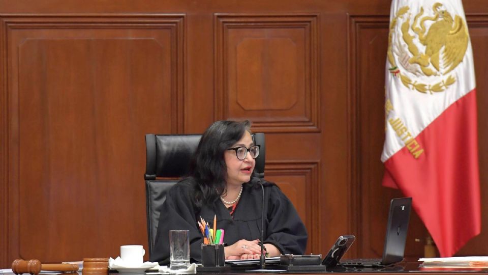 Norma Piña, ministra presidenta de la Corte.