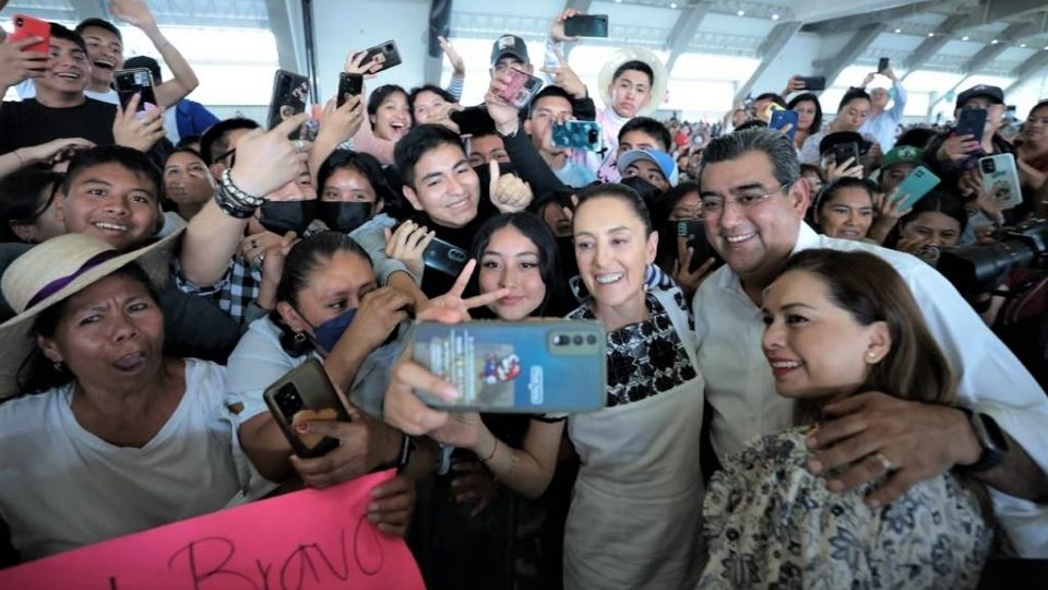 Claudia Sheinbaum visitó el estado de Puebla.