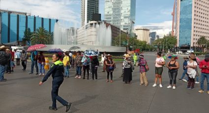 Cierra cruce vehicular de Reforma y Bucareli