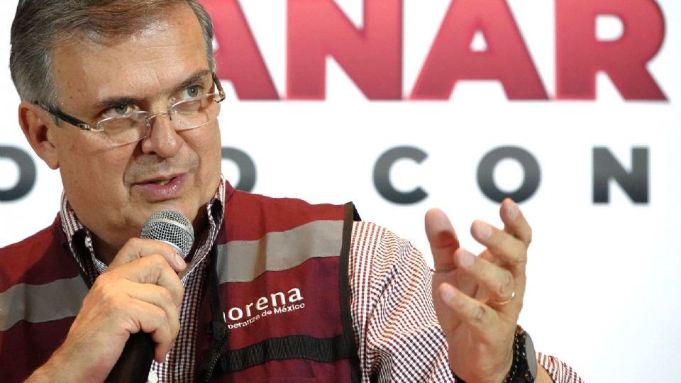 Marcelo Ebrard, aspirante a la candidatura presidencial de México.