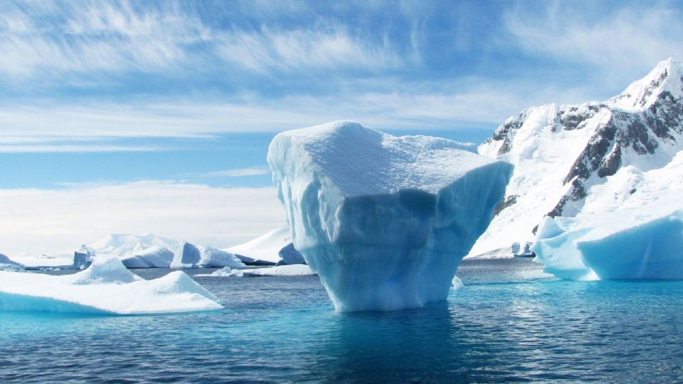 El hielo se está terminando en esta zona.