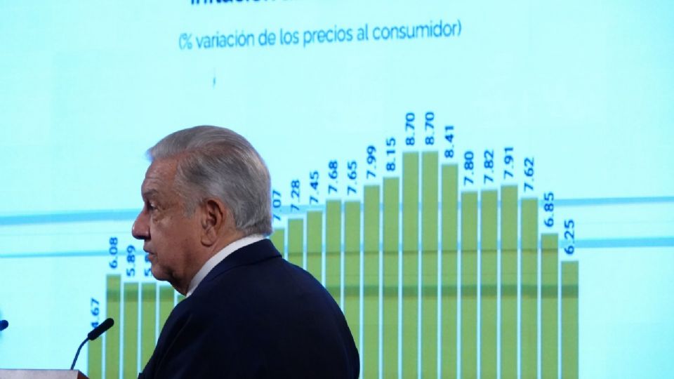 El presidente presumió la baja inflación.