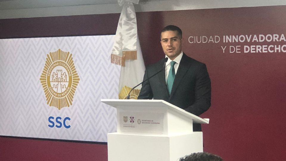 Omar García Harfuch, titular de la Secretaría de Seguridad Ciudadana.