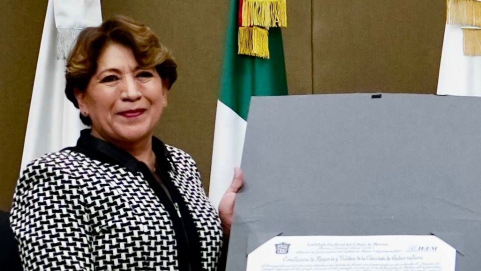 Delfina Gómez, gobernadora electa del Edomex.