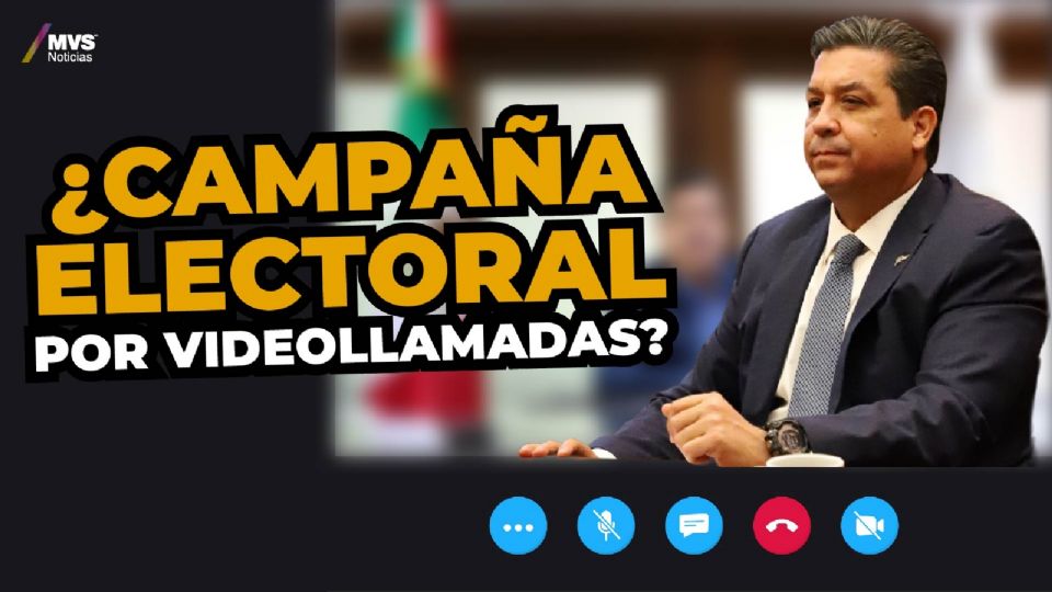 El exgobernador de Tamaulipas hace 'campaña' a distancia.