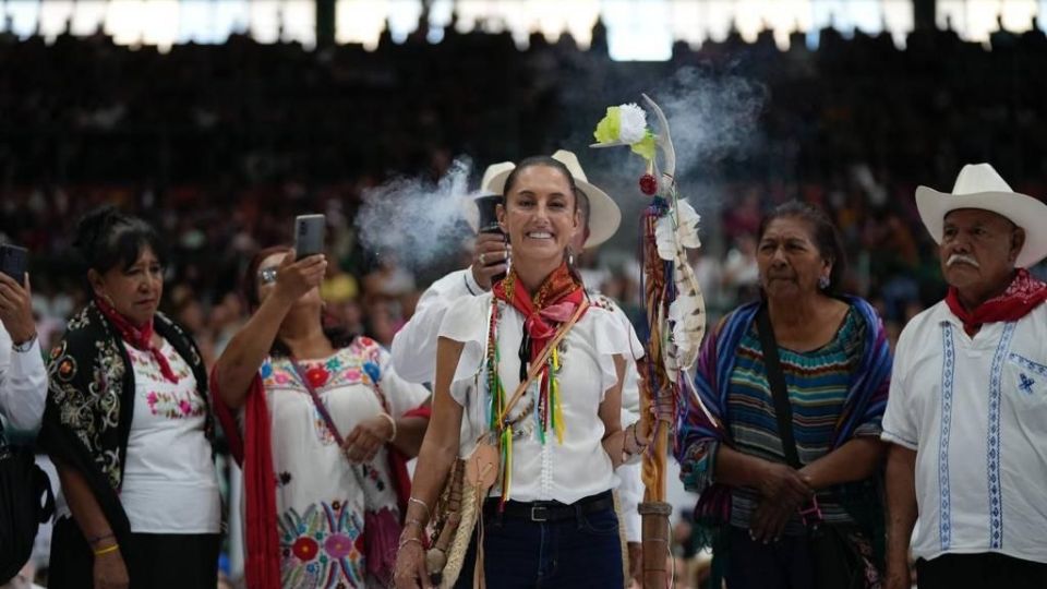 Claudia Sheinbaum, de gira por Sinaloa.