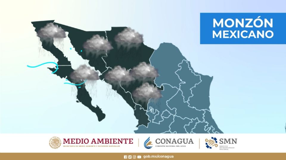 Autoridades informaron sobre el Monzón mexicano.