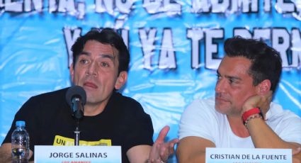 Jorge Salinas se molesta y confronta a un reportero: ‘No me vuelvas a tocar’