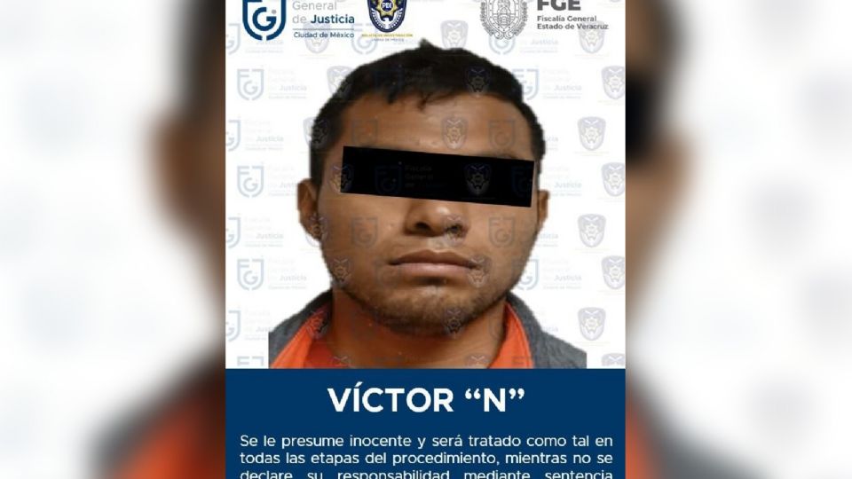 Víctor Alfonso “N” fue detenido por detectives.