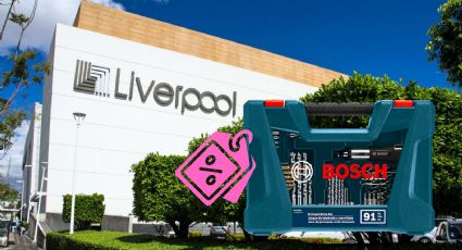 Gran barata Liverpool: Kit de herramientas Bosch por menos de 950 pesos y 9 MSI