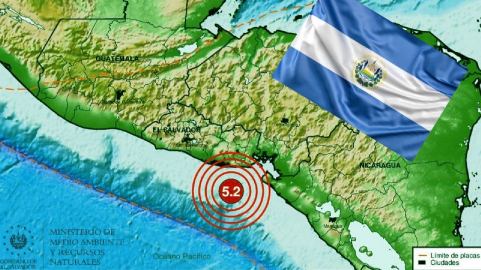 Sismo en El Salvador.