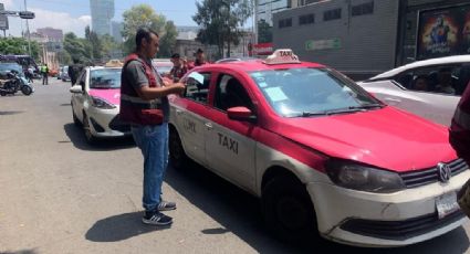 Despliega SEMOVI operativo a la caza de taxis en alcaldía Cuauhtémoc